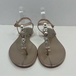 GUESS Addison Flat Sandals women’s size 11 M shoes wedding beach resort wear